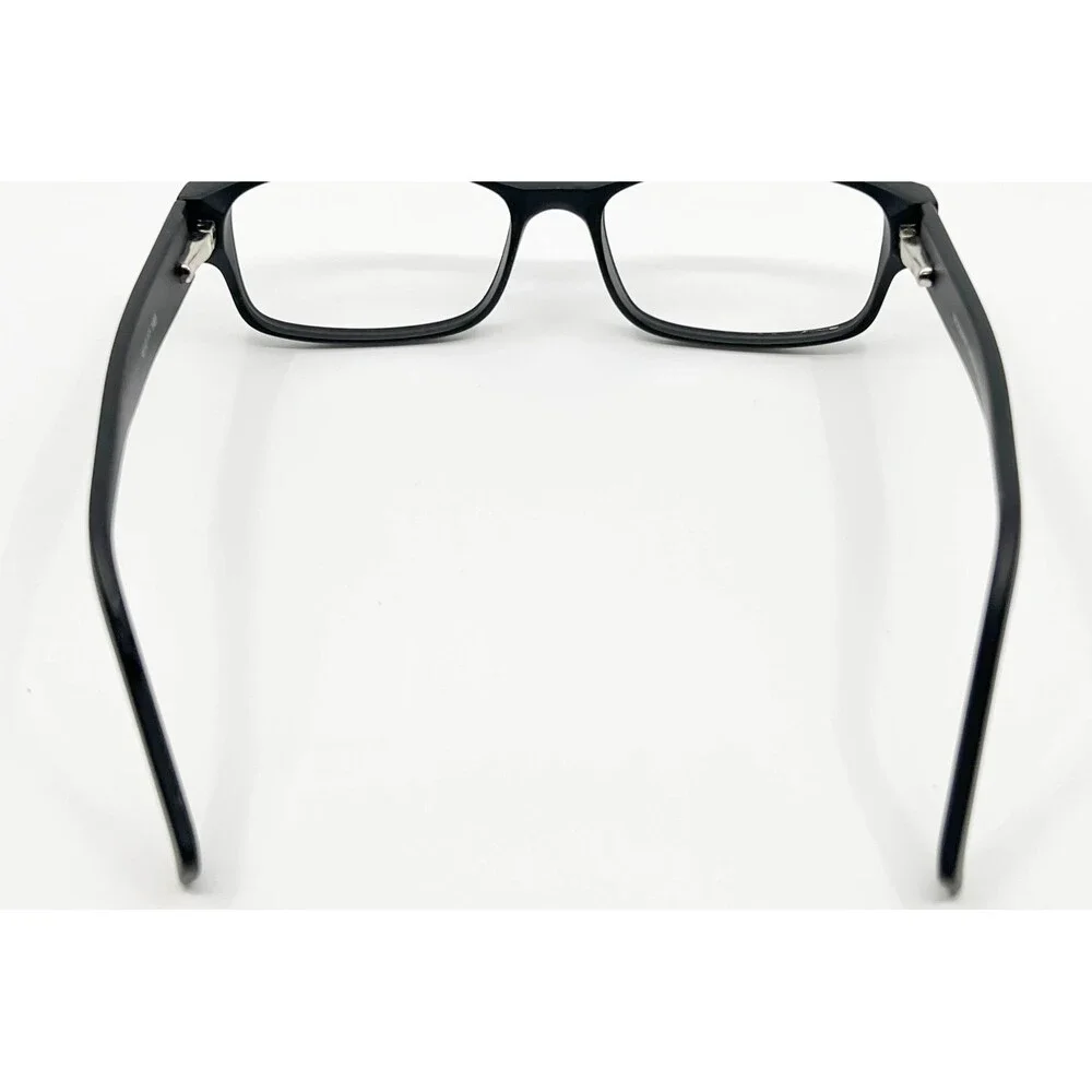 Modern Urban Eyeglasses Frames Black Matte Rectangular 51-17-140